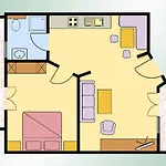公寓 Gaestehaus Alpenparadies 克伦